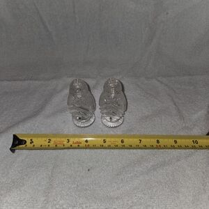 Clear Glass Salt and Pepper Shakers